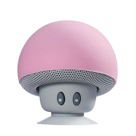 Mini Bluetooth Speaker houbička - růžová